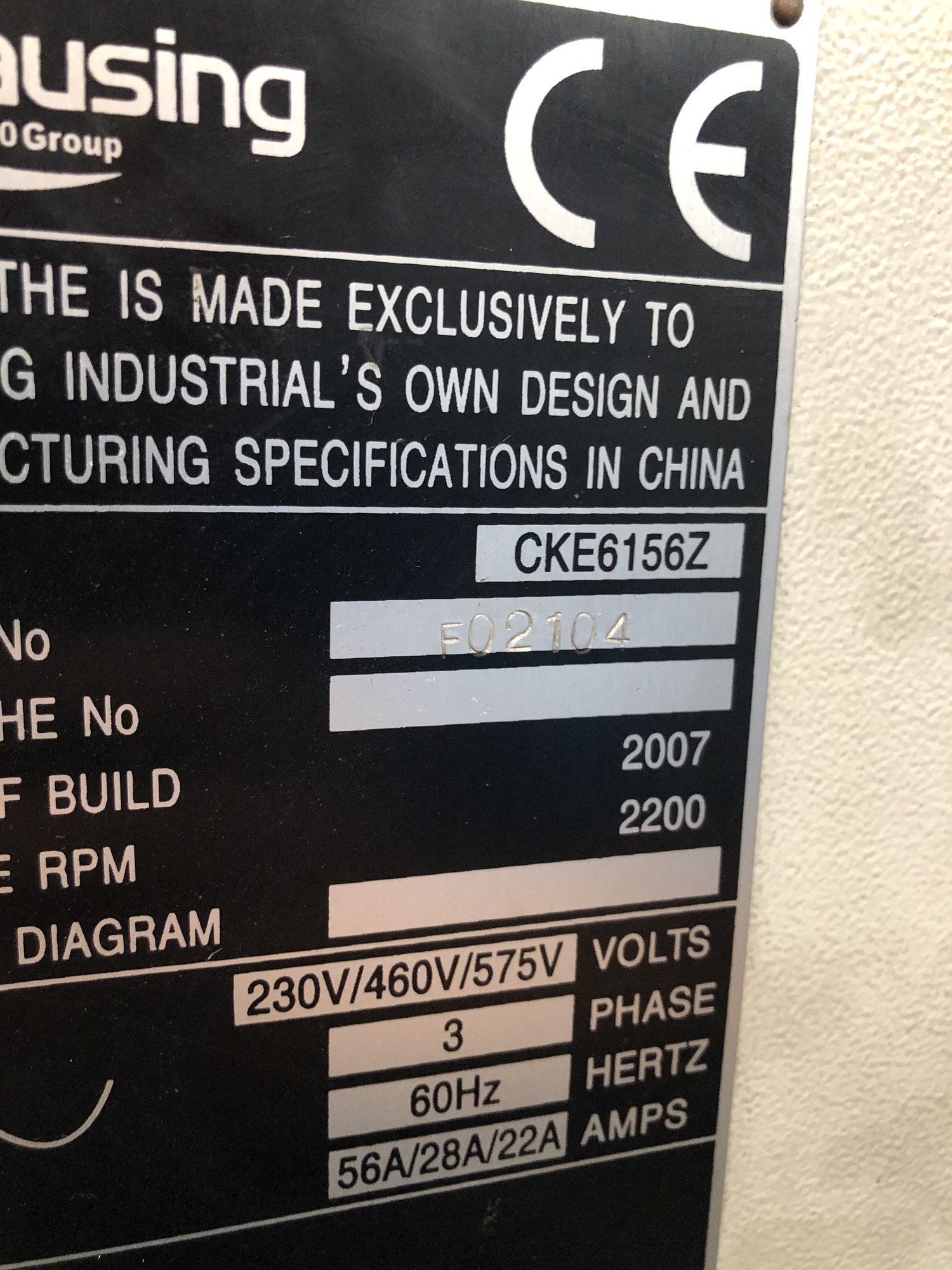 2007 CLAUSING CKE6156Z CNC Lathes | Machine Tool Emporium