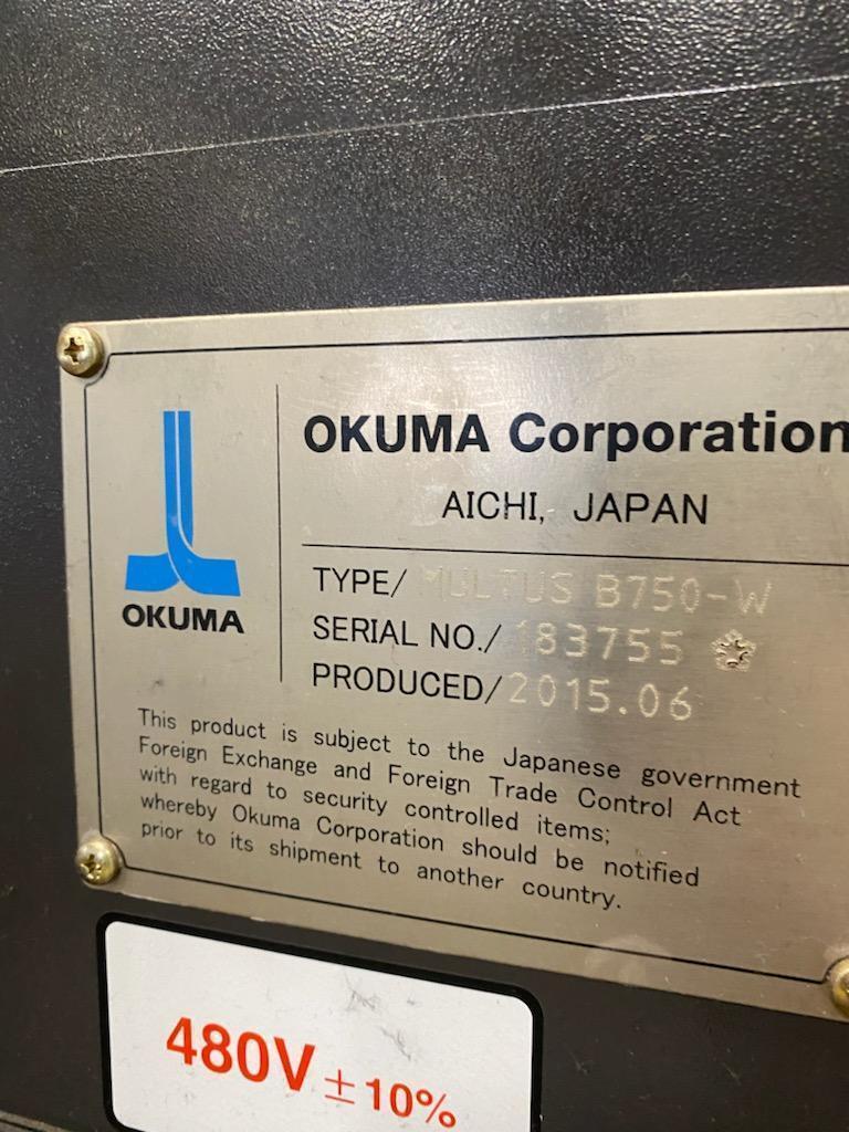 2015 OKUMA MULTUS B750 5-Axis or More CNC Lathes | Machine Tool Emporium