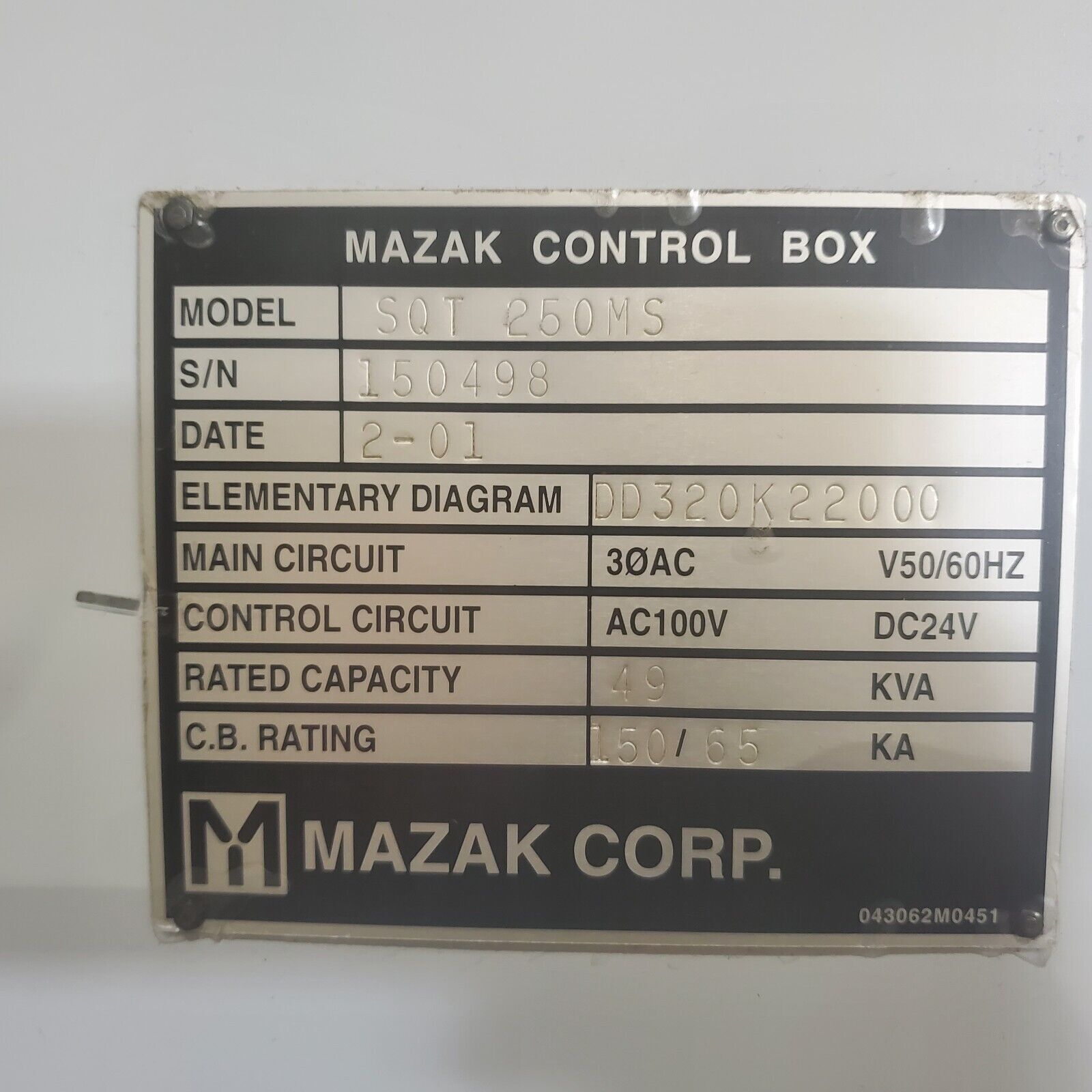 2001 MAZAK SQT 250 MS CNC Lathes | Machine Tool Emporium