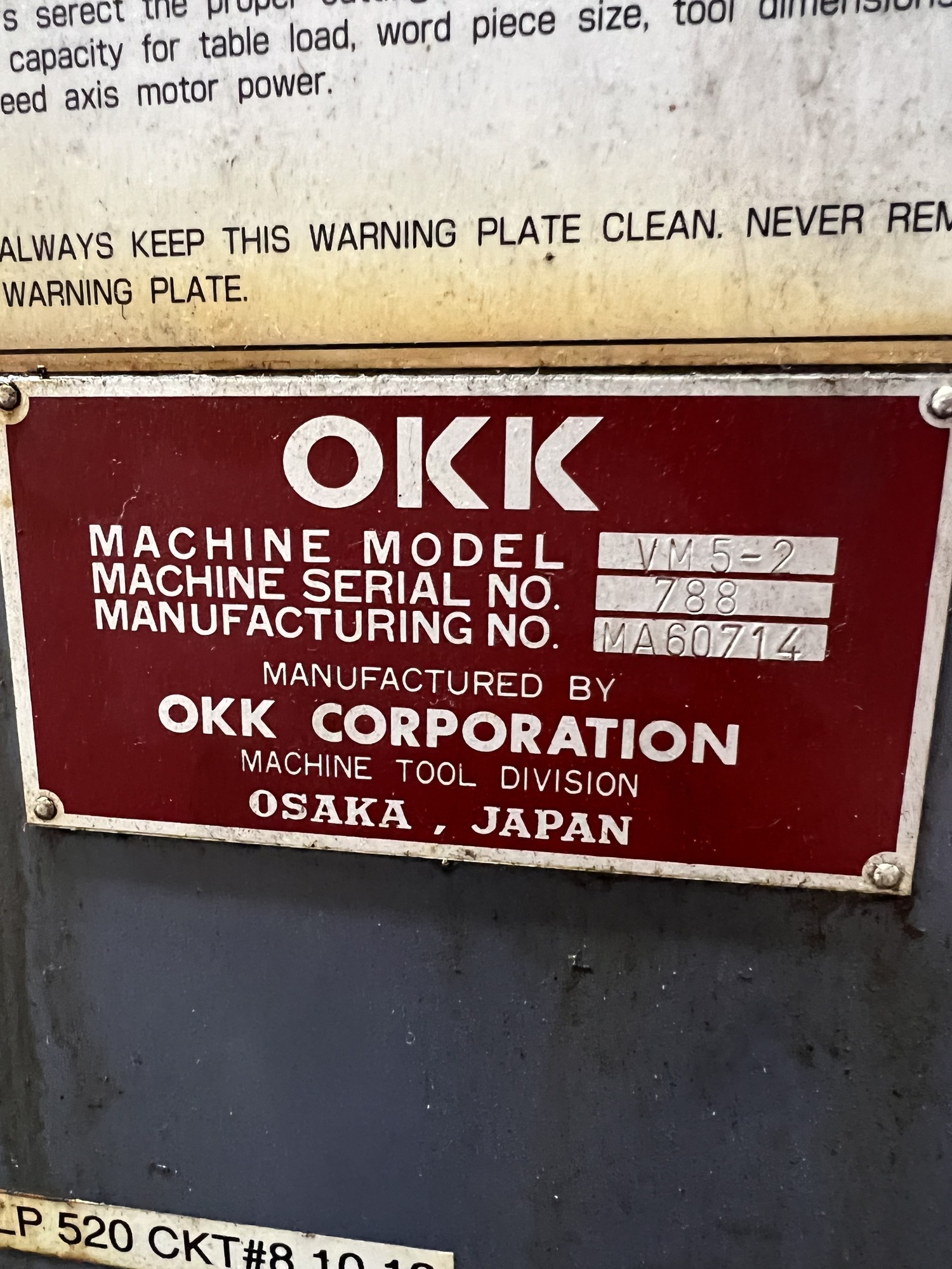 OKK VM-5II Vertical Machining Centers | Machine Tool Emporium